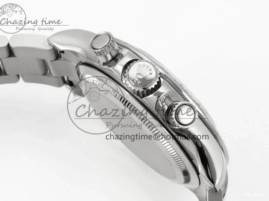 MiroTime 0422 Daytona 126500 QF 1:1 Best Edition 904L Steel Black Dial on SS Braclet SH4131 V ZeroBulk 1296